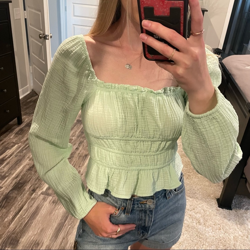 Wild fable, mint green blouse